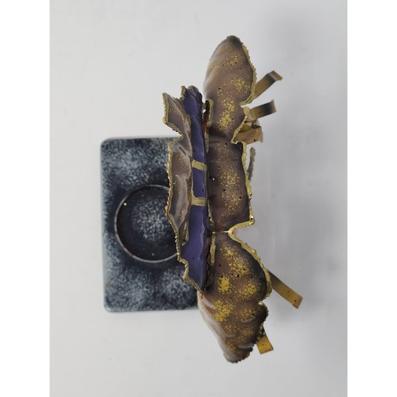 Halloween Scarecrow Jack-O-Lantern Tea‎ Candle Holder Multicolor - Picture 5 of 9